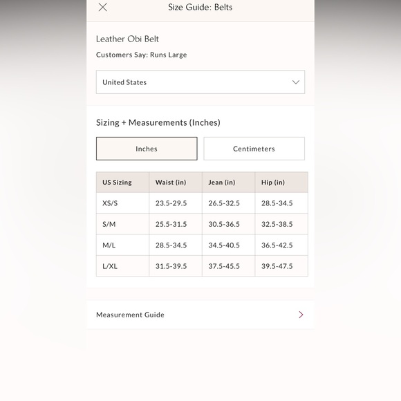 Free People Leather Obi Belt color cognac brand new - Picture 3 of 4